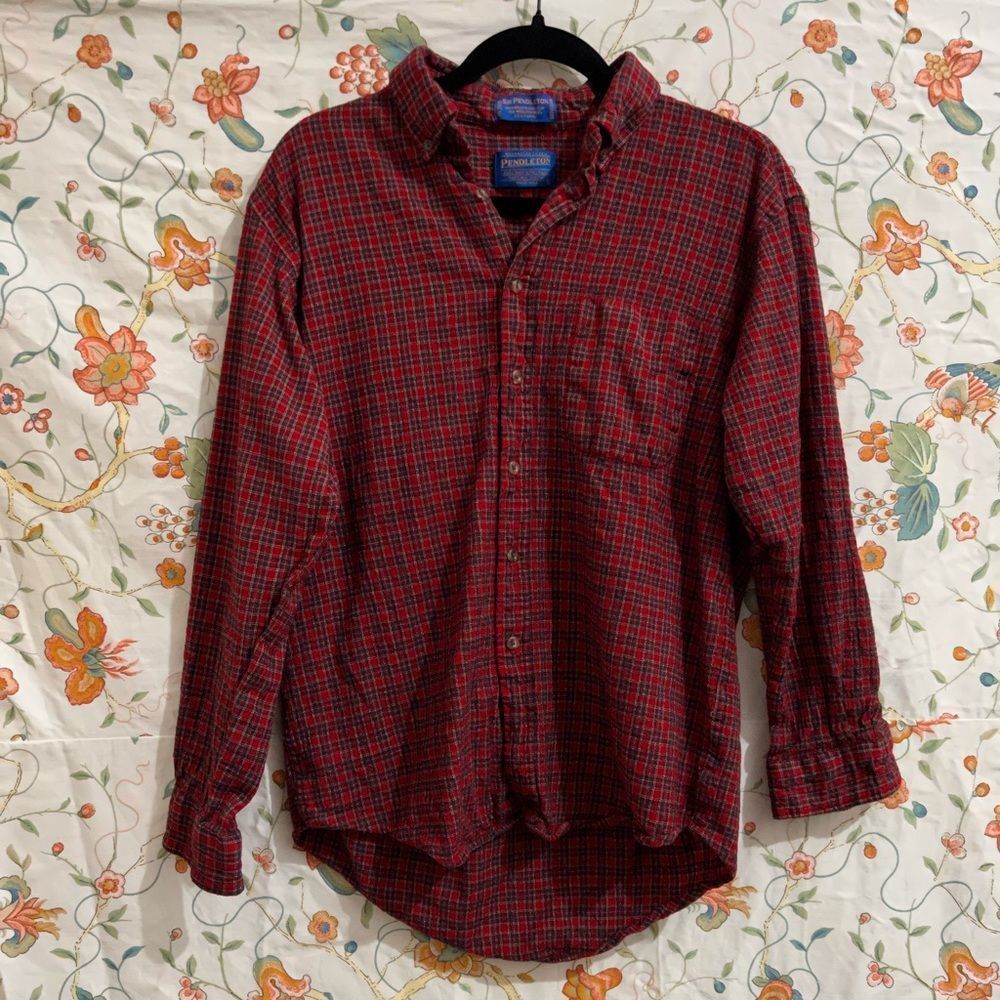 Vintage Sir Pendleton Flannel Button-Down Shirt